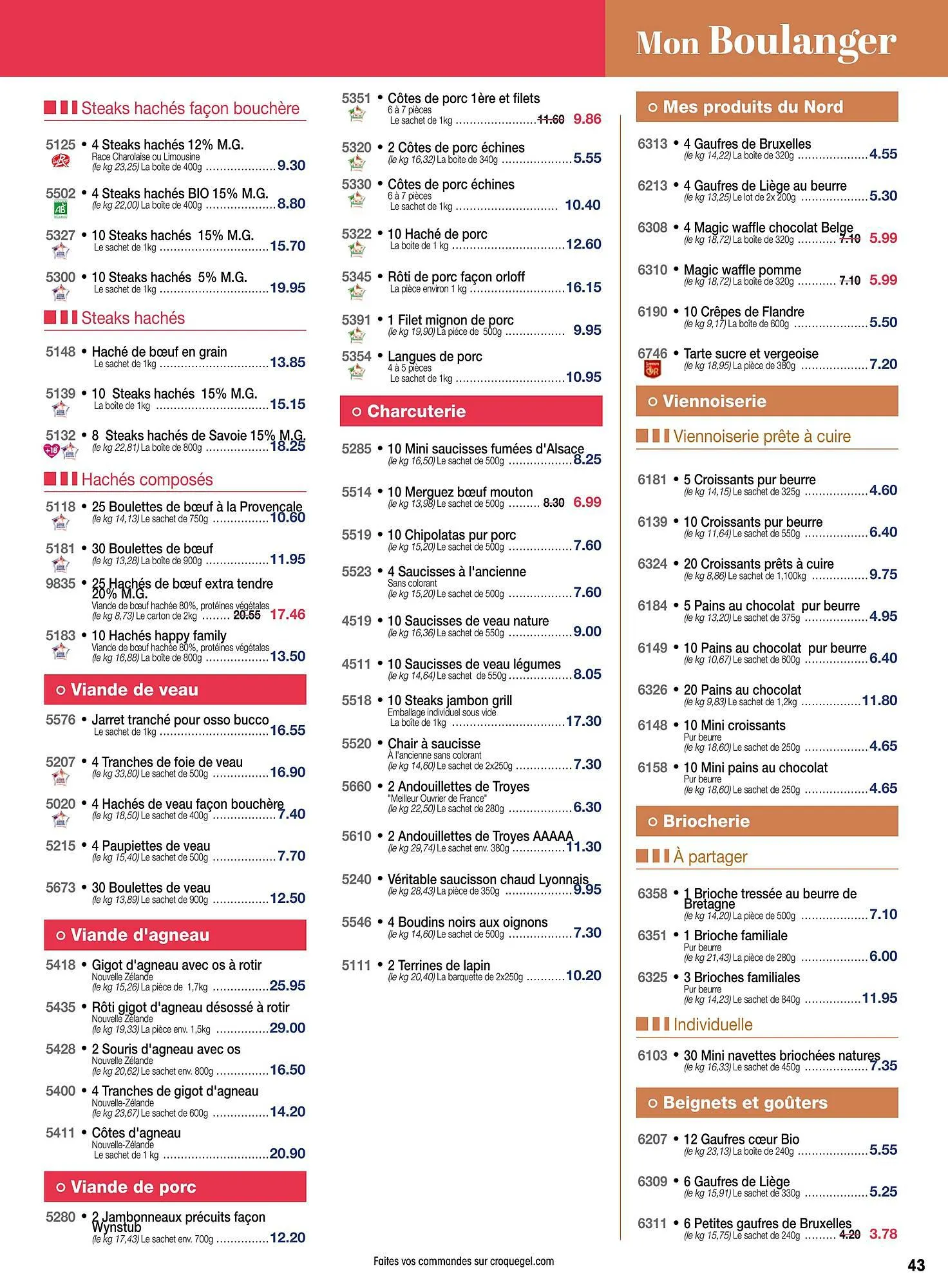 Catalogue Croque Gel du 29 mars au 5 mai 2024 - Catalogue page 43