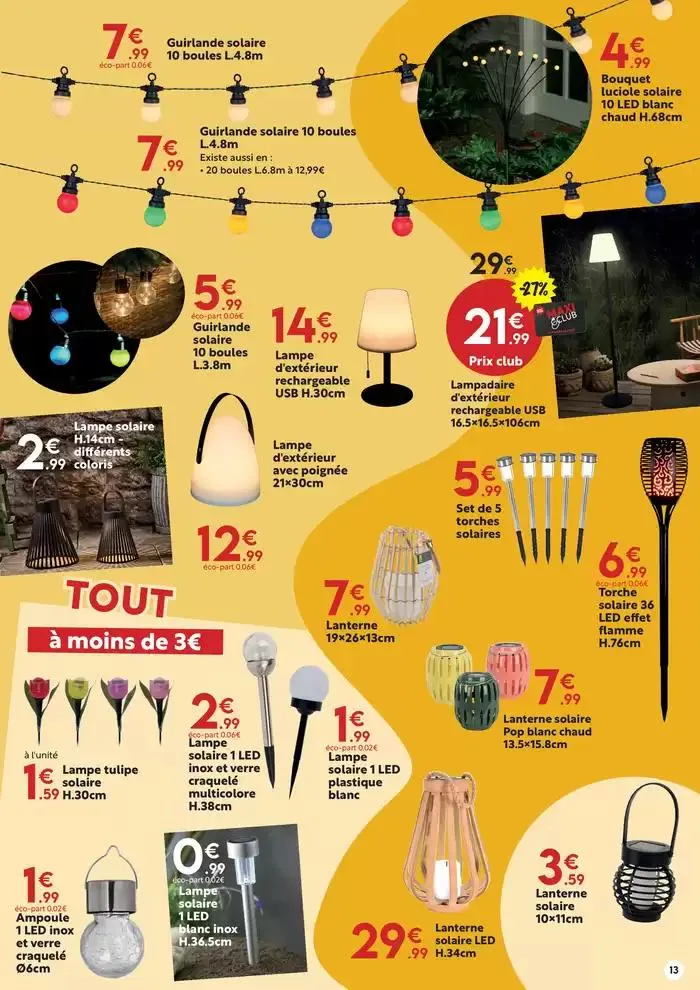 POUR UN EXTÉRIEUR STYLÉ ! du 30 avril au 1 juin 2025 - Catalogue page 13