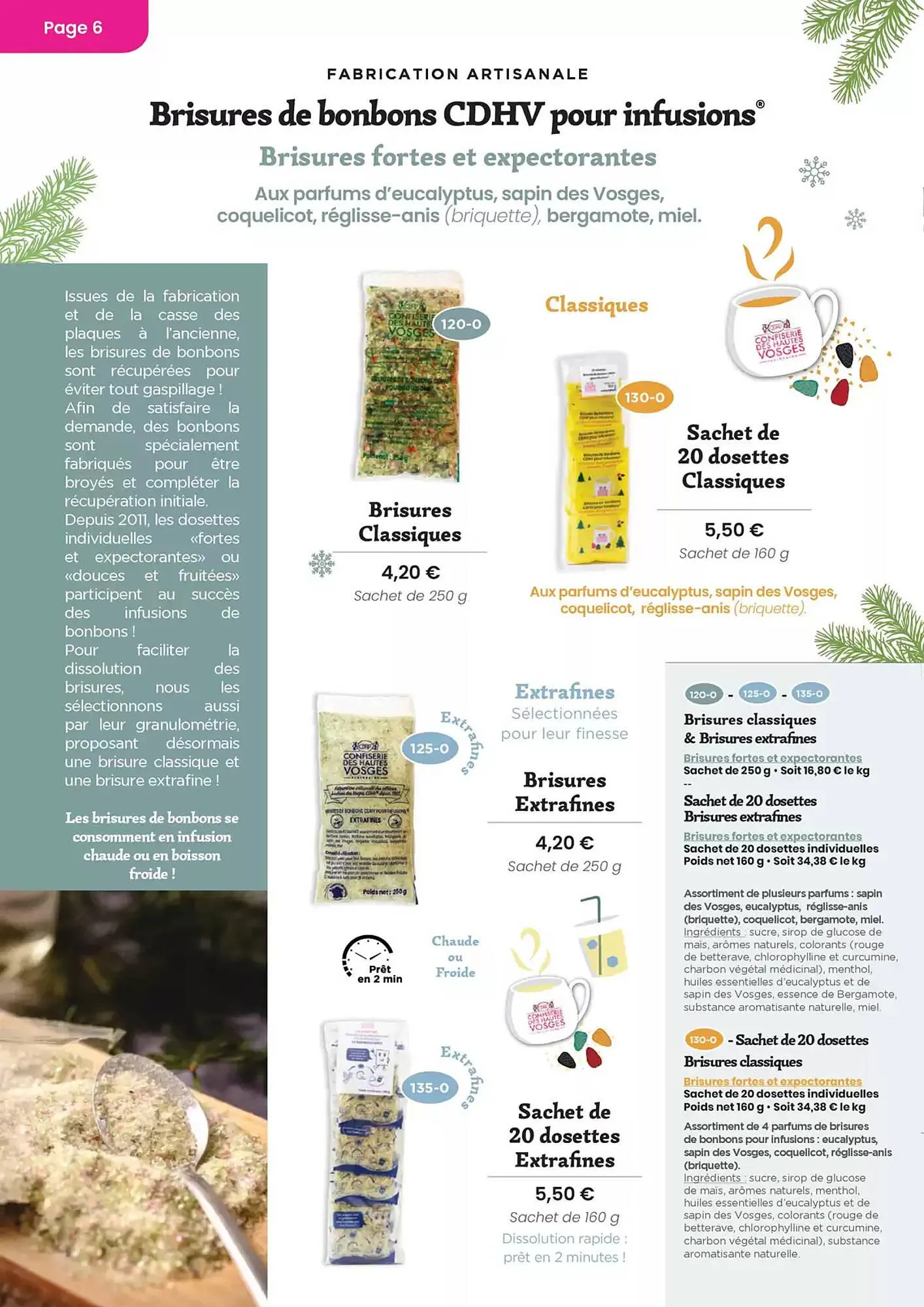 Catalogue Confiserie des Hautes Vosges du 20 mai au 31 décembre 2025 - Catalogue page 6