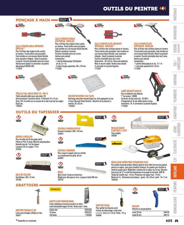 Guide produits 2024 du 15 mars au 31 décembre 2024 - Catalogue page 605