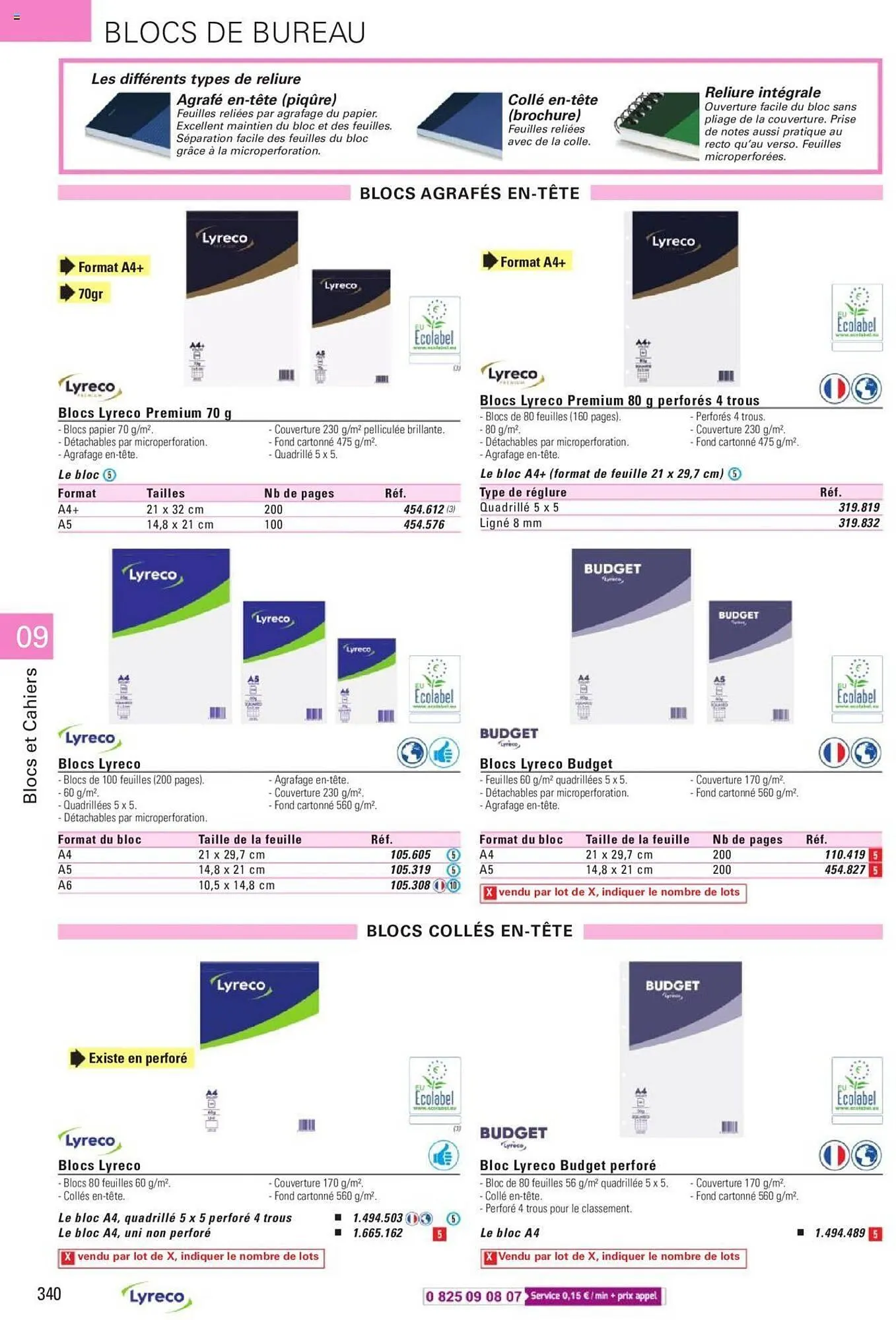 Catalogue Lyreco du 15 mai au 31 décembre 2023 - Catalogue page 340