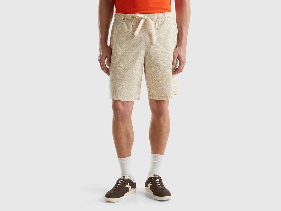 Pantalón corto estampado