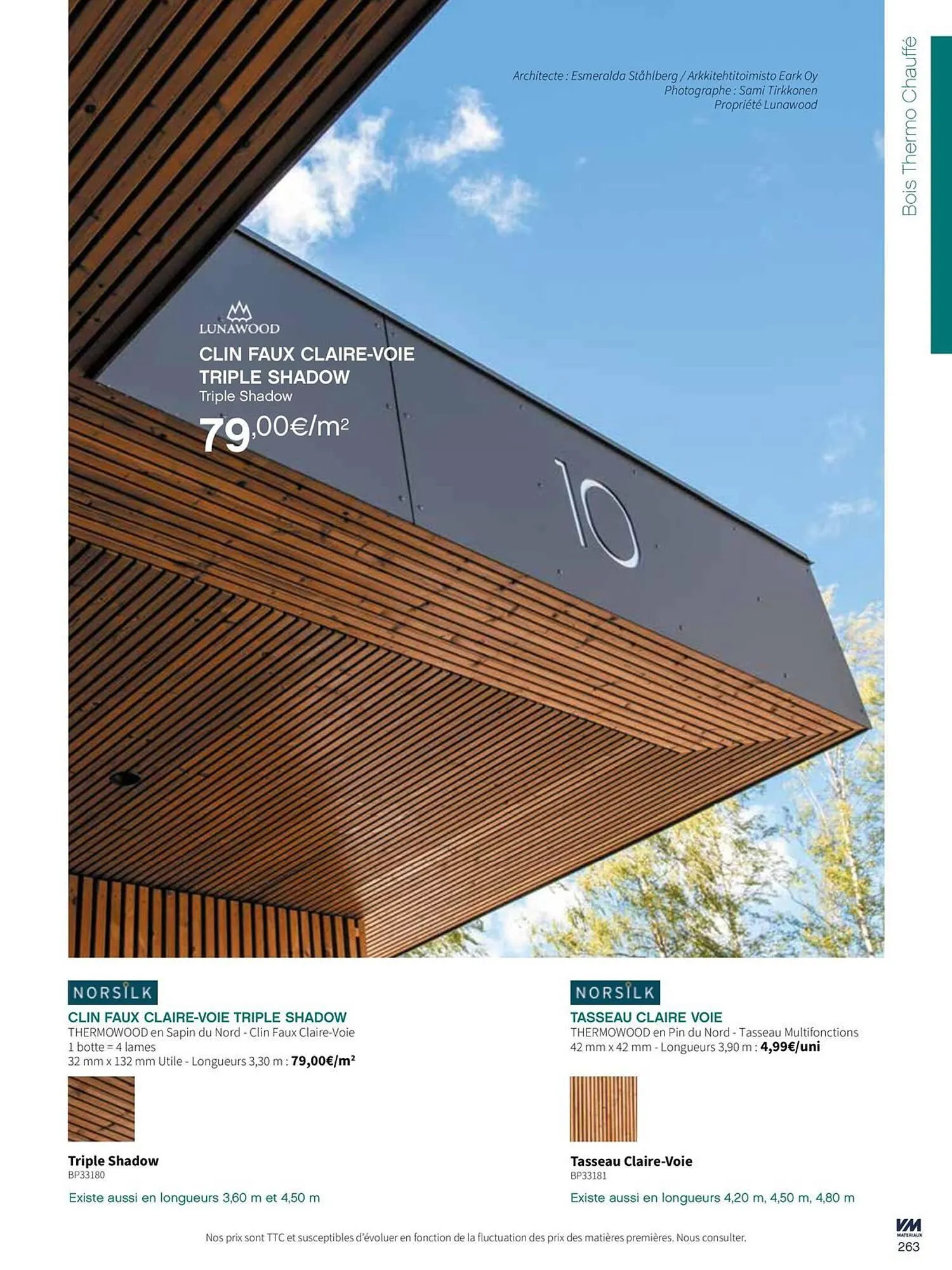 Catalogue VM Matériaux du 14 mars au 20 janvier 2026 - Catalogue page 263