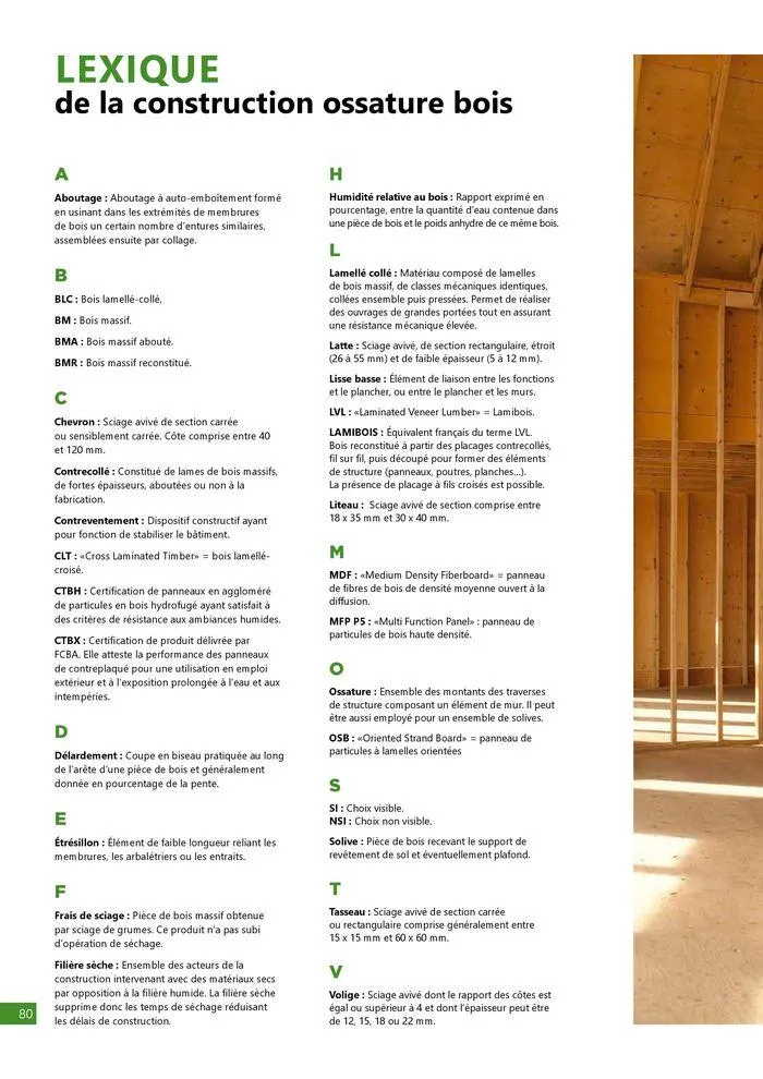 Guide construction bois 2024/2025 du 23 août au 31 décembre 2025 - Catalogue page 80