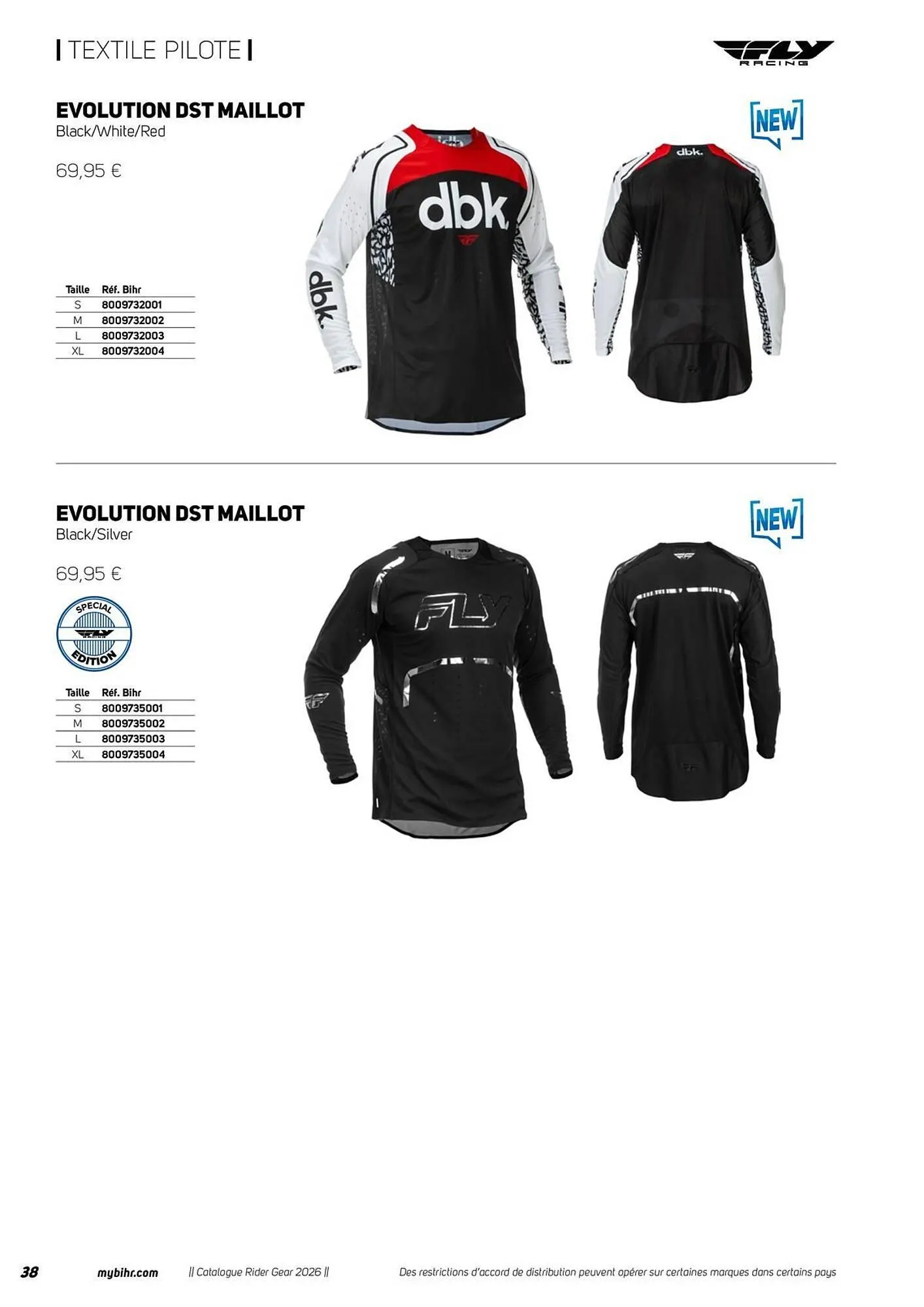 Catalogue Bihr du 1 janvier au 31 janvier 2026 - Catalogue page 38