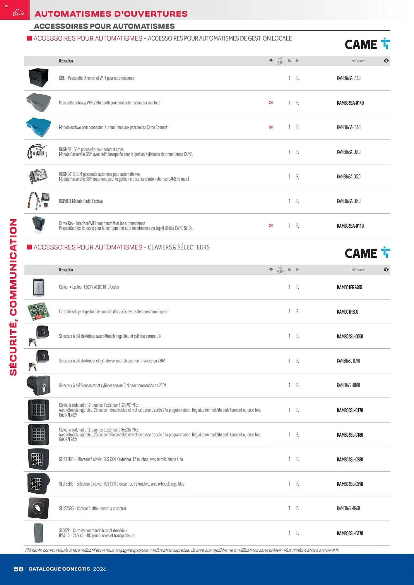 Catalogue Rexel du 10 avril au 31 décembre 2026 - Catalogue page 58