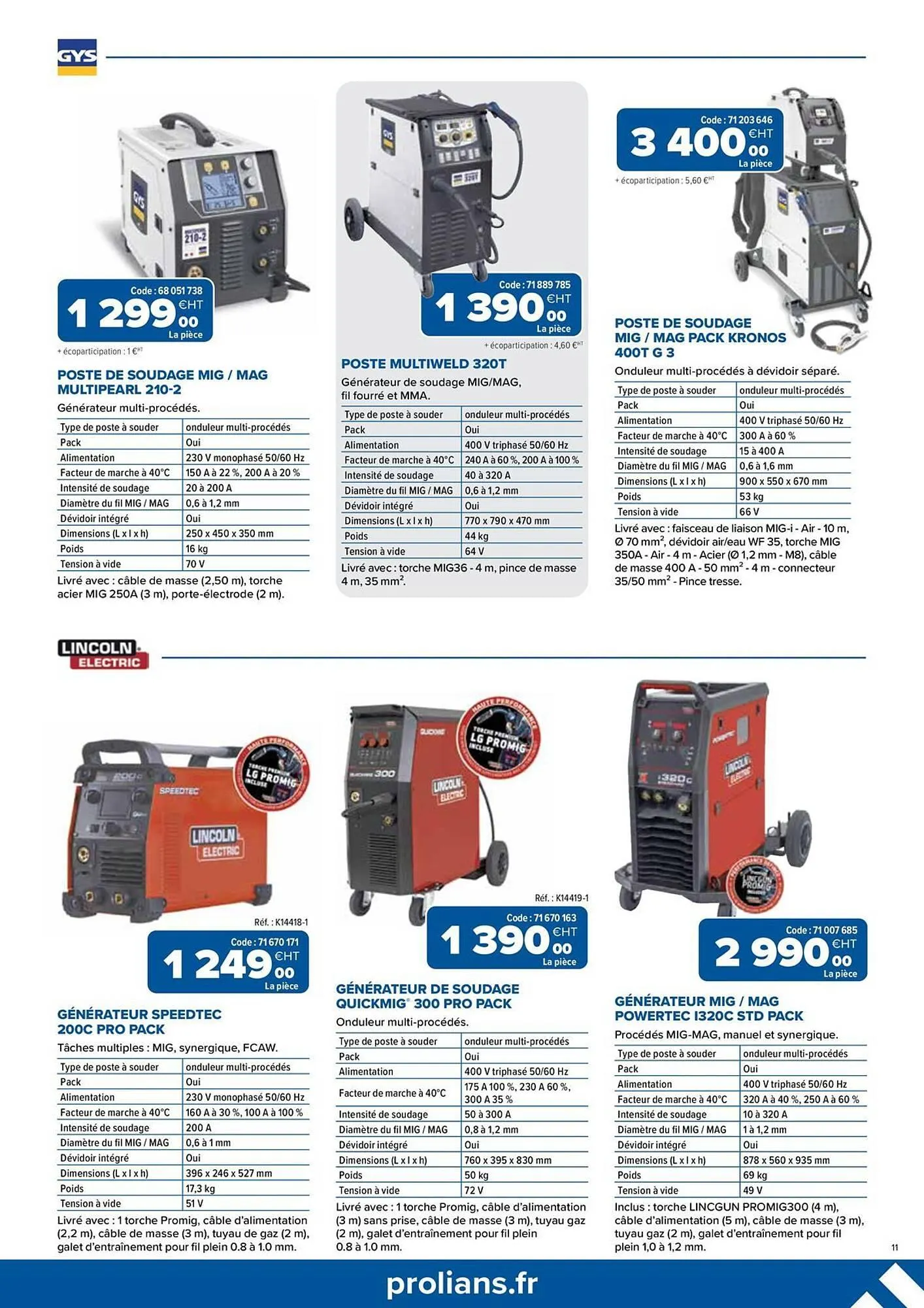 Catalogue Prolians du 16 octobre au 31 décembre 2025 - Catalogue page 11