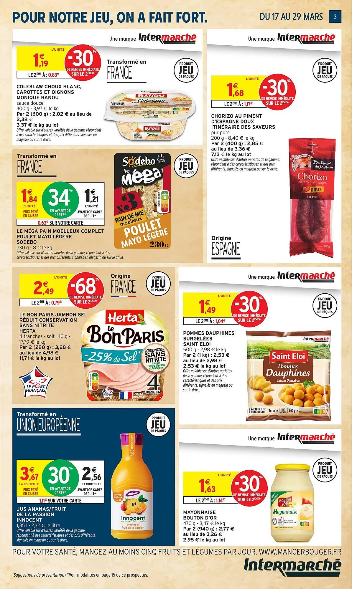 Catalogue Intermarché du 17 mars au 29 mars 2026 - Catalogue page 3