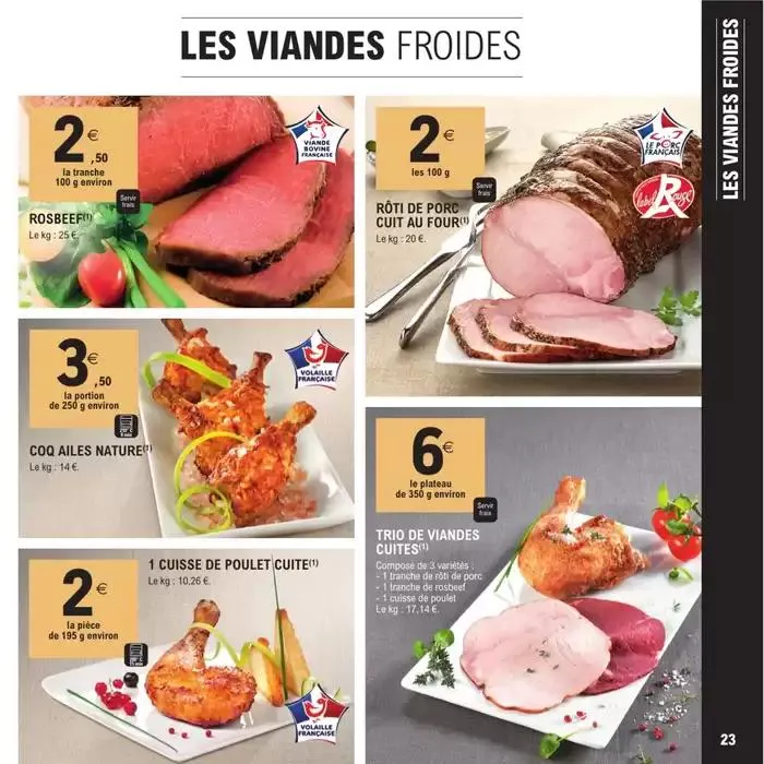 CARTE TRAITEUR PERMANENTE - MIXTE du 8 avril au 17 novembre 2025 - Catalogue page 23