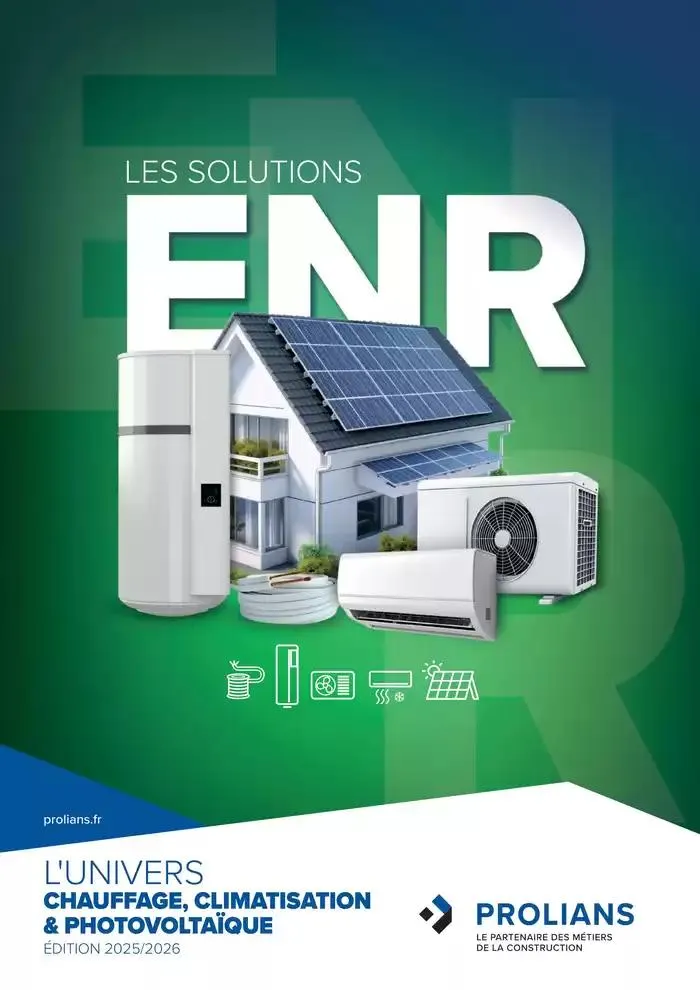 L'UNIVERS CHAUFFAGE, CLIMATISATION & PHOTOVOLTAÏQUE du 1 janvier au 31 décembre 2026 - Catalogue page 1