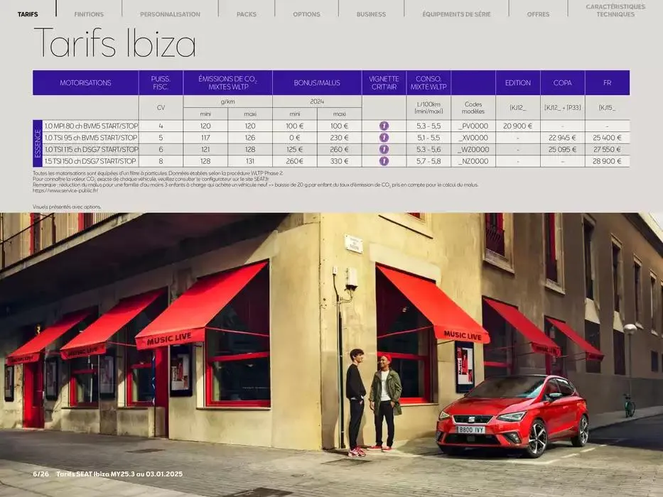 SEAT Ibiza du 21 janvier au 21 janvier 2026 - Catalogue page 6
