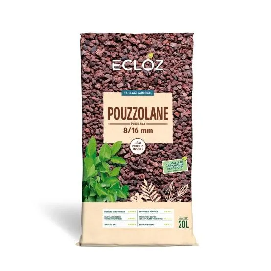 Pouzzolane 20L - Calibre 8/16mm - ECLOZ