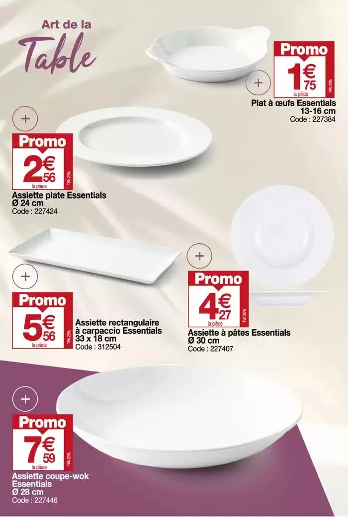 Art de la table & équipement du 6 mars au 5 avril 2025 - Catalogue page 6