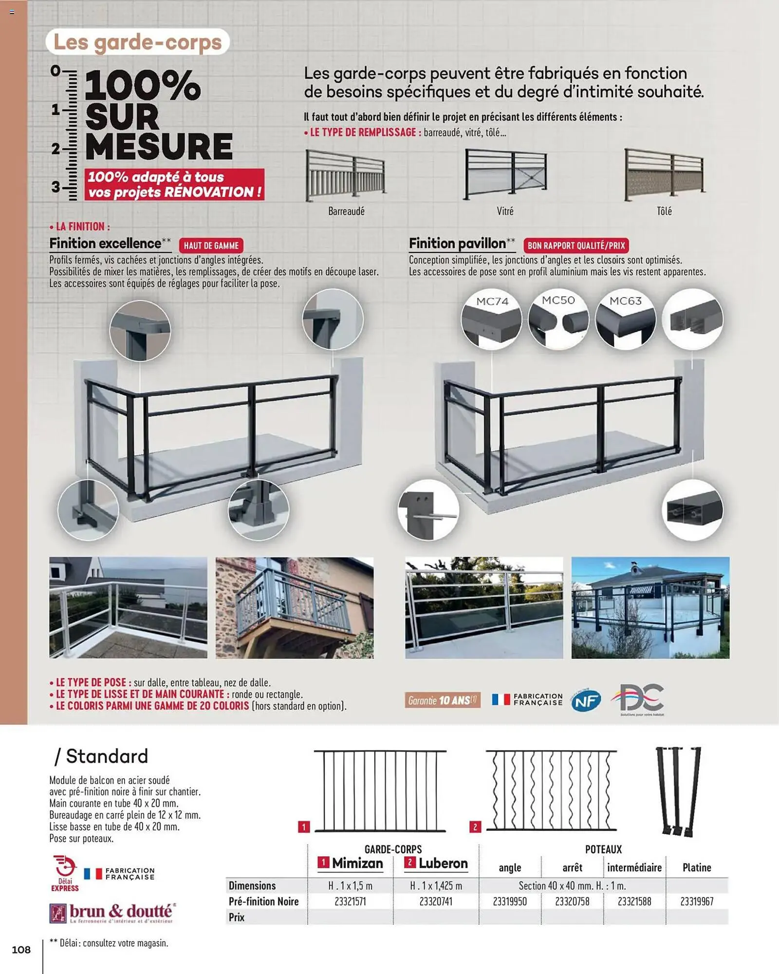 Catalogue Gedimat du 14 avril au 30 avril 2026 - Catalogue page 108