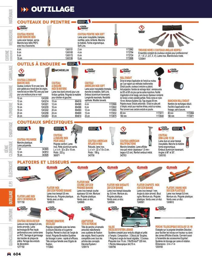 Guide produits 2024 du 15 mars au 31 décembre 2024 - Catalogue page 604