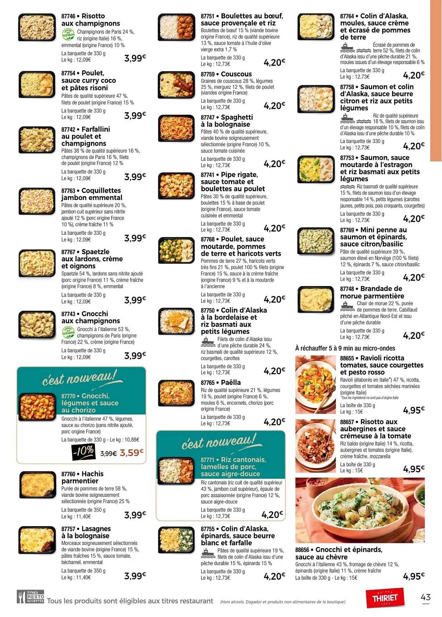 Catalogue Thiriet du 1 janvier au 30 janvier 2026 - Catalogue page 43