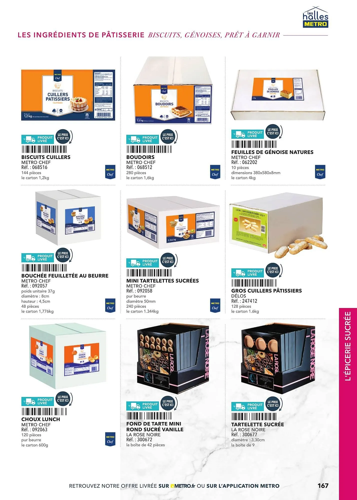 Catalogue METRO du 2 mars au 31 décembre 2025 - Catalogue page 167