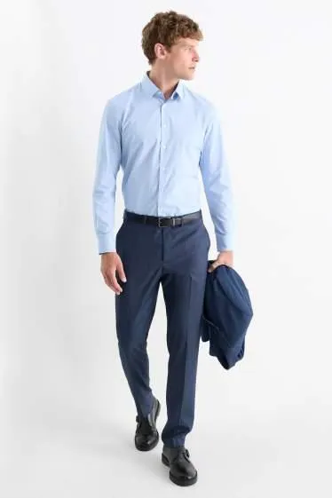 Mix & match suit trousers - regular fit - check