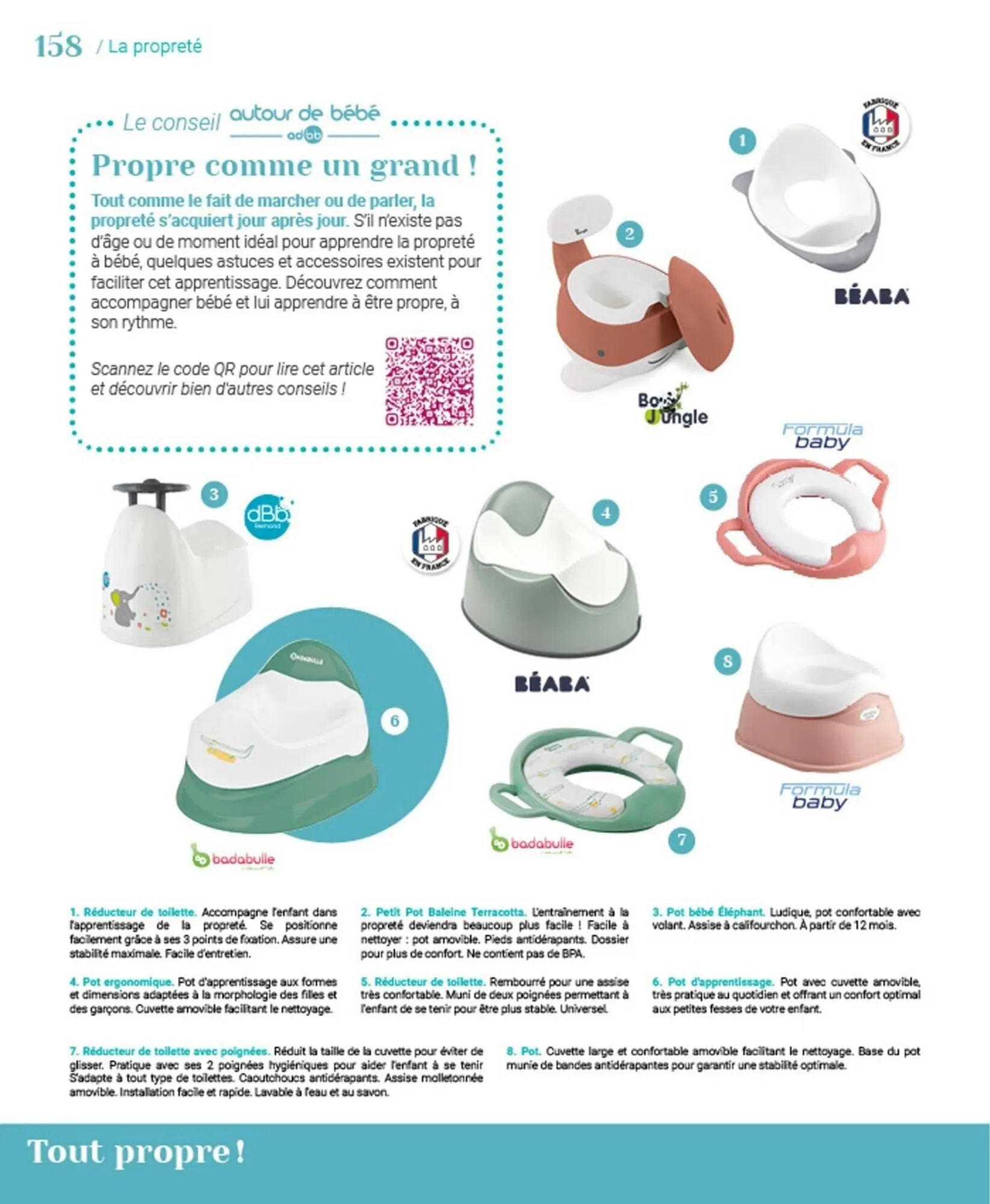 Catalogue autour de bébé du 31 mars au 31 janvier 2024 - Catalogue page 160