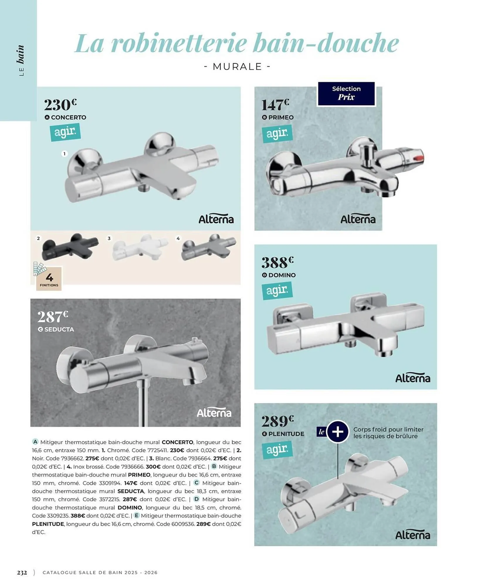 Catalogue Cedeo du 3 juin au 31 décembre 2025 - Catalogue page 232