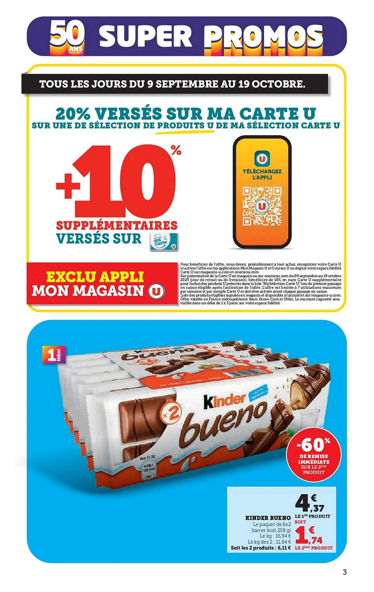 Catalogue Super U du 16 septembre au 28 septembre 2025 - Catalogue page 3