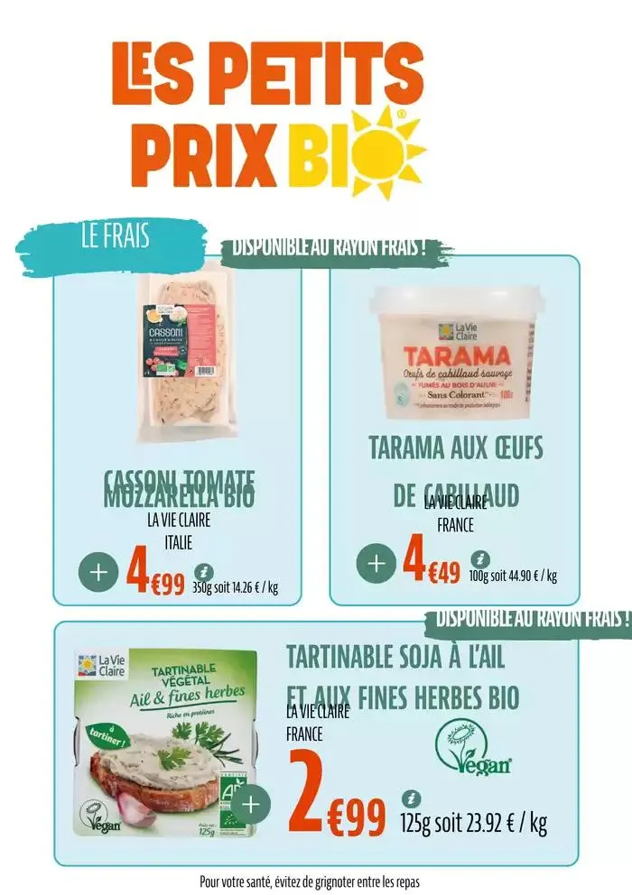 LES PETITS PRIX BIO du 11 mars au 31 décembre 2025 - Catalogue page 18