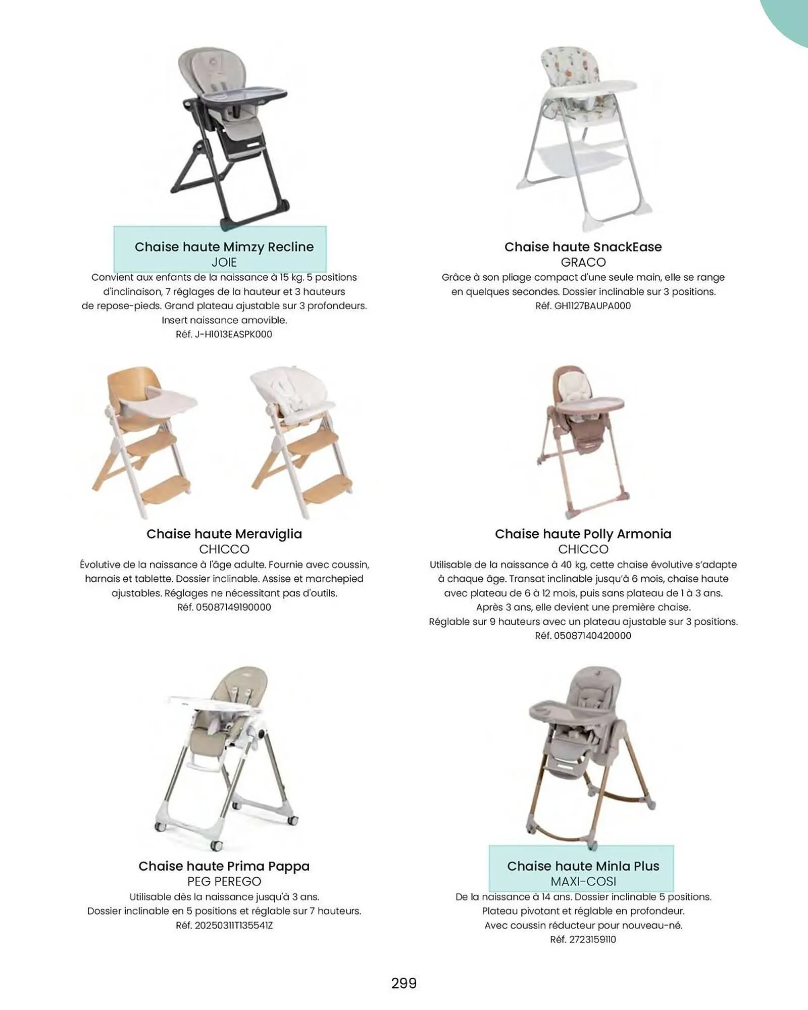 Catalogue Bébé 9 du 14 août au 31 décembre 2026 - Catalogue page 301