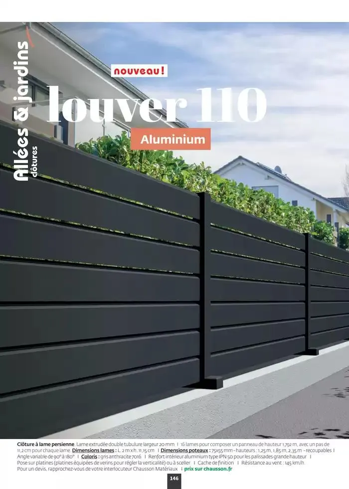 Aménagez votre extérieur SAISON 2025 du 1 janvier au 31 décembre 2025 - Catalogue page 148