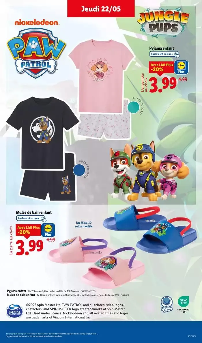 Moustiquaires, bien-être, sport, jeux pour enfant… Profitez des ventes Lidl ! du 22 mai au 26 mai 2025 - Catalogue page 17