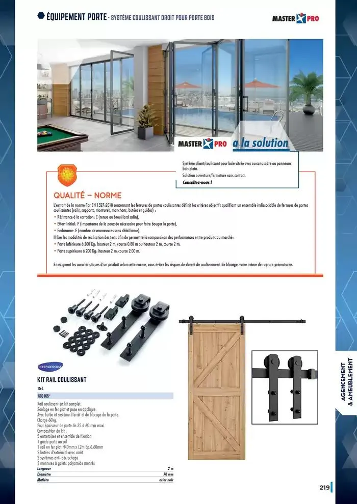 Guide Quincaillerie Serrurerie 2025 - 2026 du 1 avril au 1 avril 2026 - Catalogue page 221