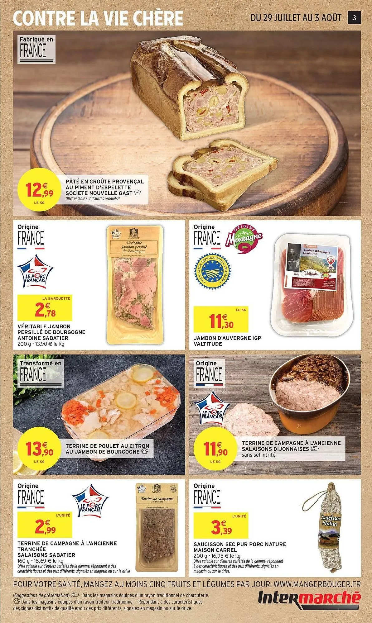 Catalogue Intermarché du 29 juillet au 3 août 2025 - Catalogue page 3