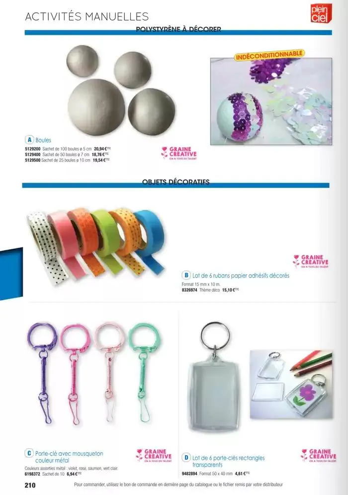 Écoles et loisirs 2025 du 1 janvier au 31 décembre 2025 - Catalogue page 210