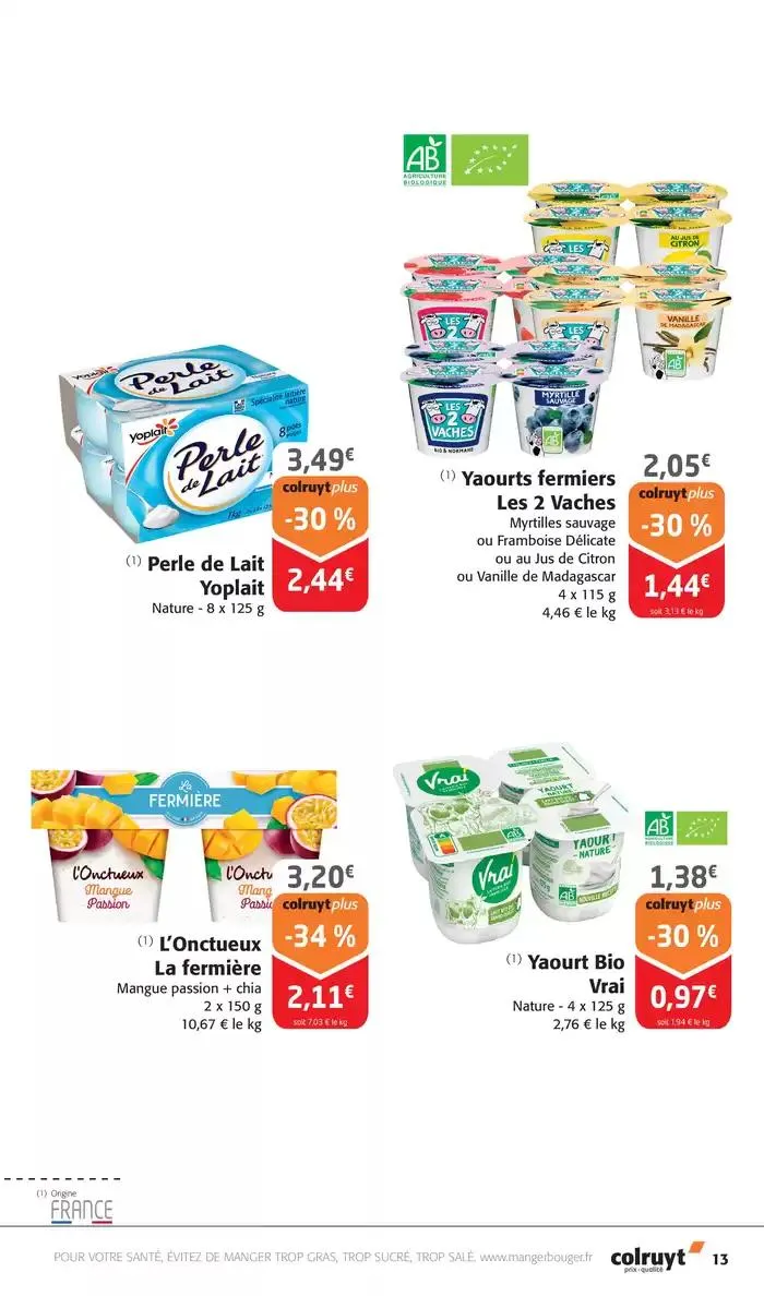 Prix - qualitè du 31 mars au 6 avril 2025 - Catalogue page 13