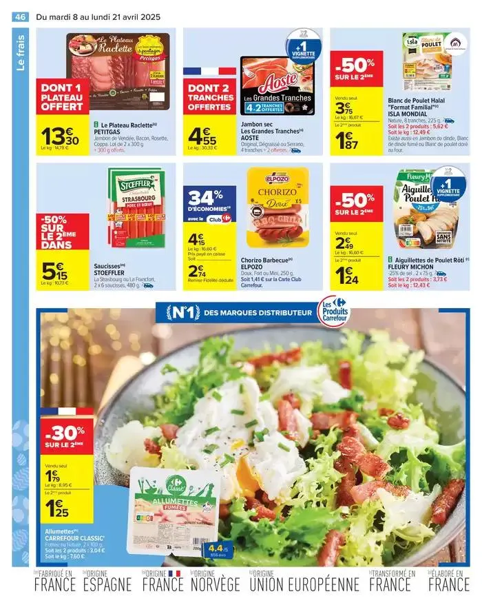 JOYEUSES PÂQUES & MEILLEURS PRIX du 8 avril au 21 avril 2025 - Catalogue page 48