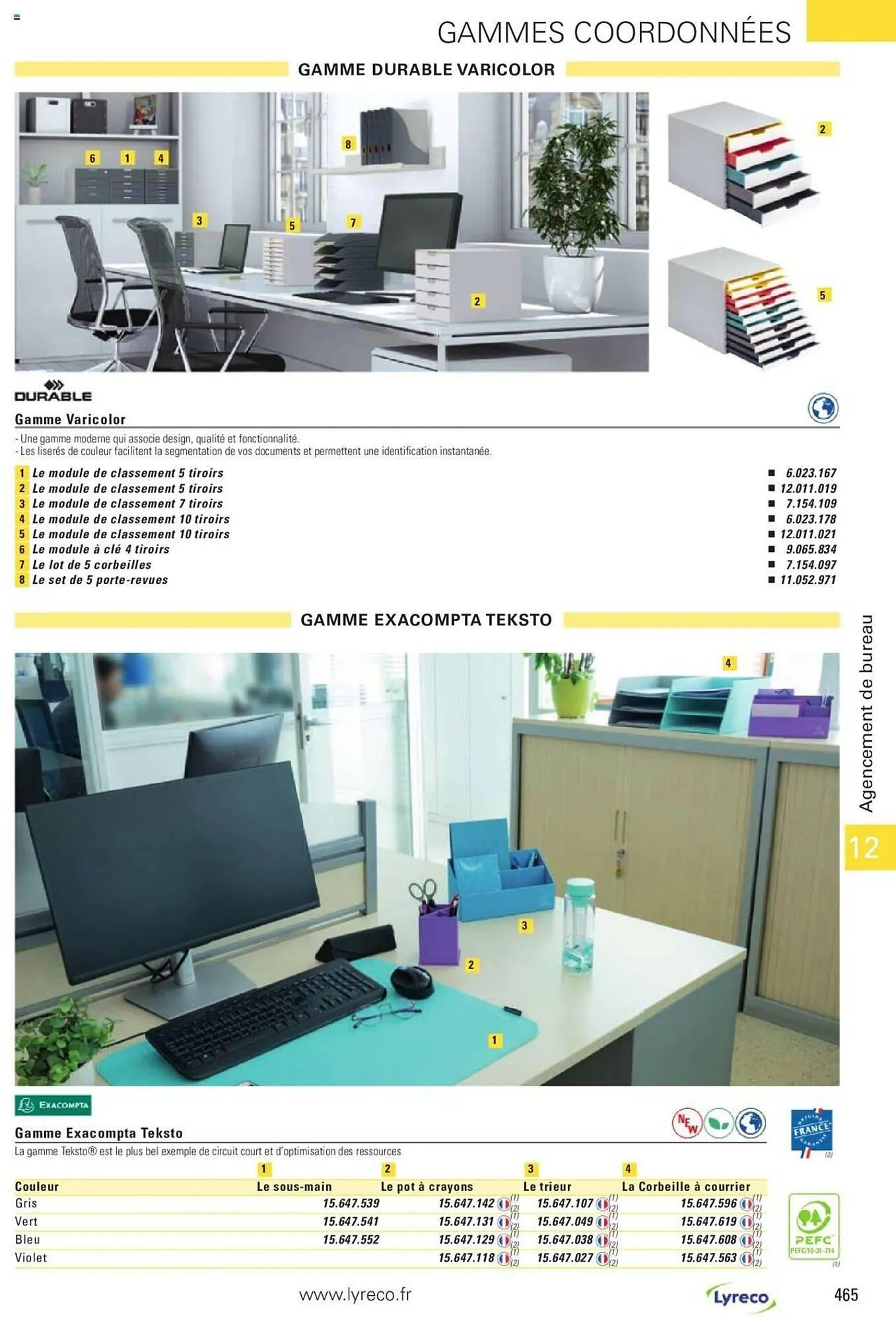Catalogue Lyreco du 15 mai au 31 décembre 2023 - Catalogue page 465
