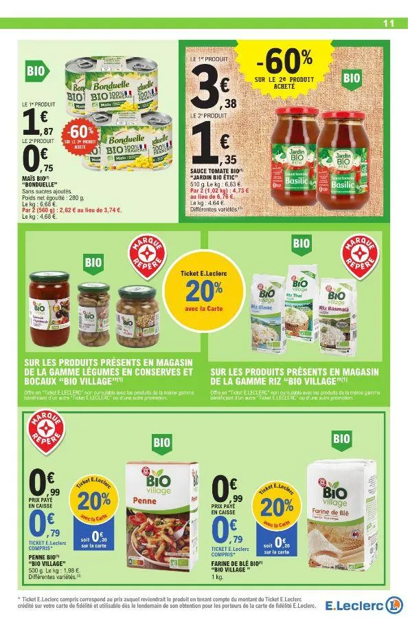 E. Leclerc du 20 mai au 31 mai 2025 - Catalogue page 11