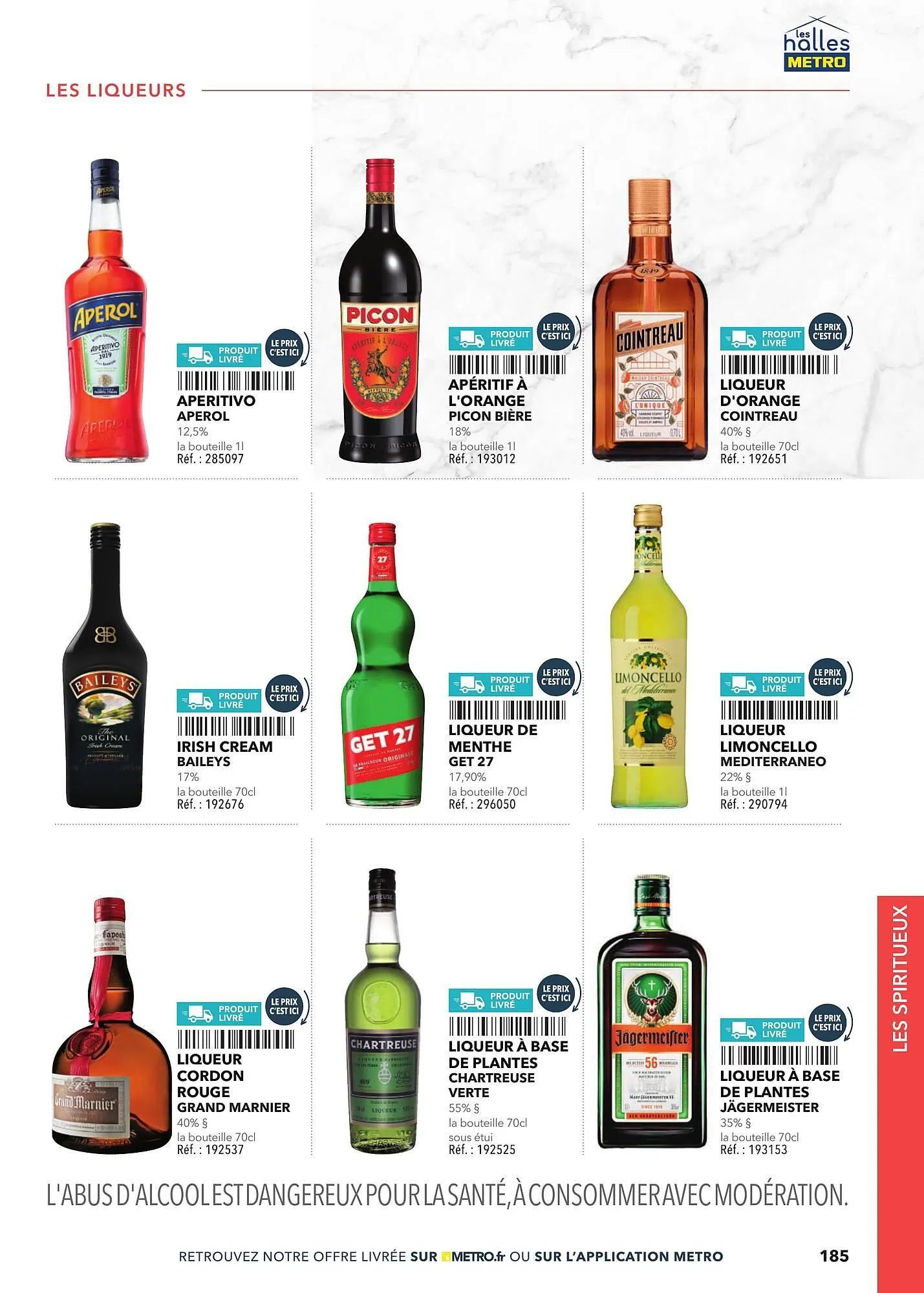 Catalogue METRO du 2 mars au 31 décembre 2025 - Catalogue page 185