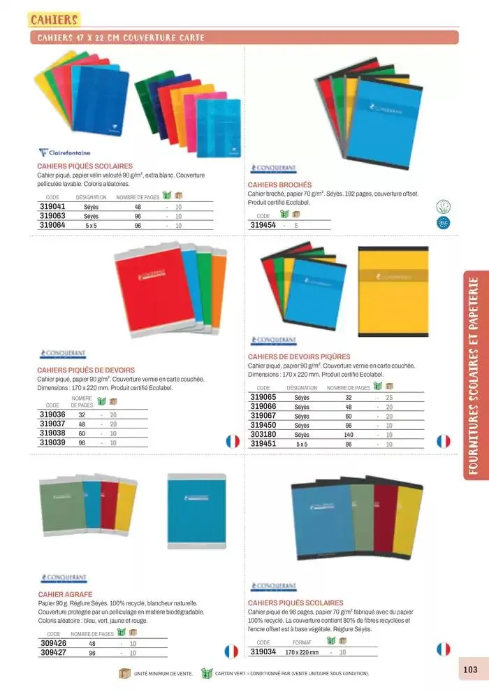Nos Catalogues Thématiques du 1 janvier au 31 décembre 2025 - Catalogue page 105