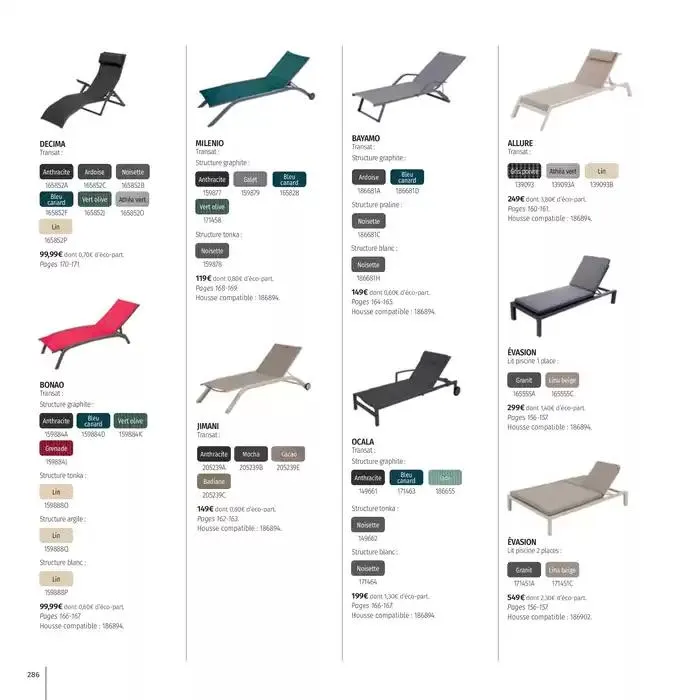 Catalogue Hespéride 2025 du 5 février au 31 décembre 2025 - Catalogue page 286