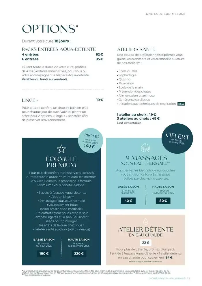 Aix-les-Bains 2025 du 3 février au 31 décembre 2025 - Catalogue page 11
