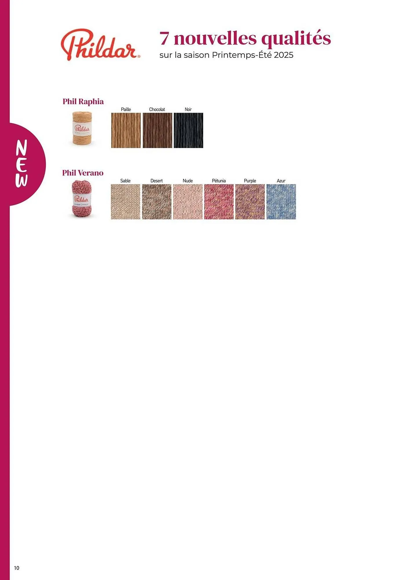 Catalogue Phildar du 10 décembre au 31 août 2025 - Catalogue page 10
