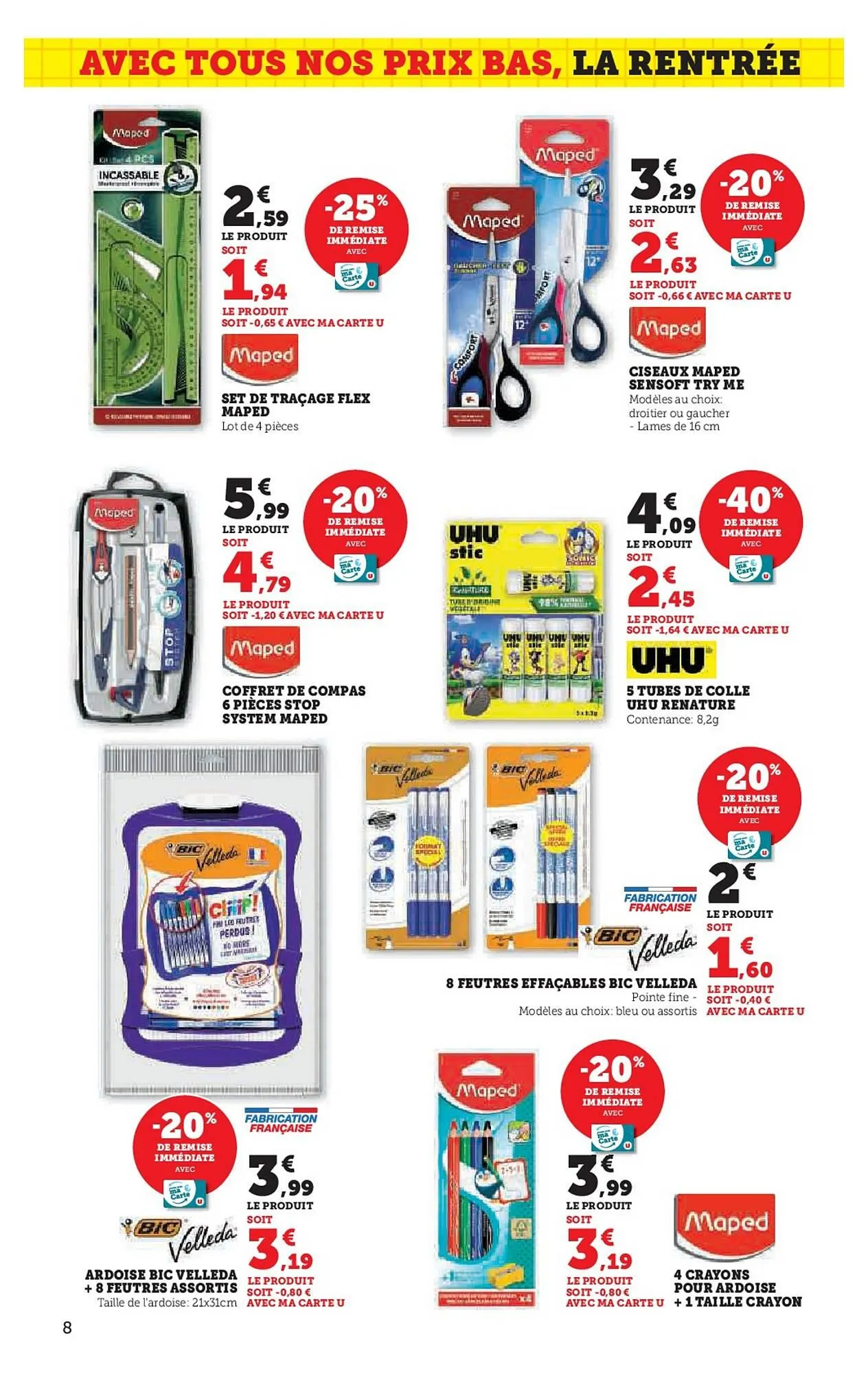 Catalogue Hyper U du 16 juillet au 10 août 2025 - Catalogue page 8