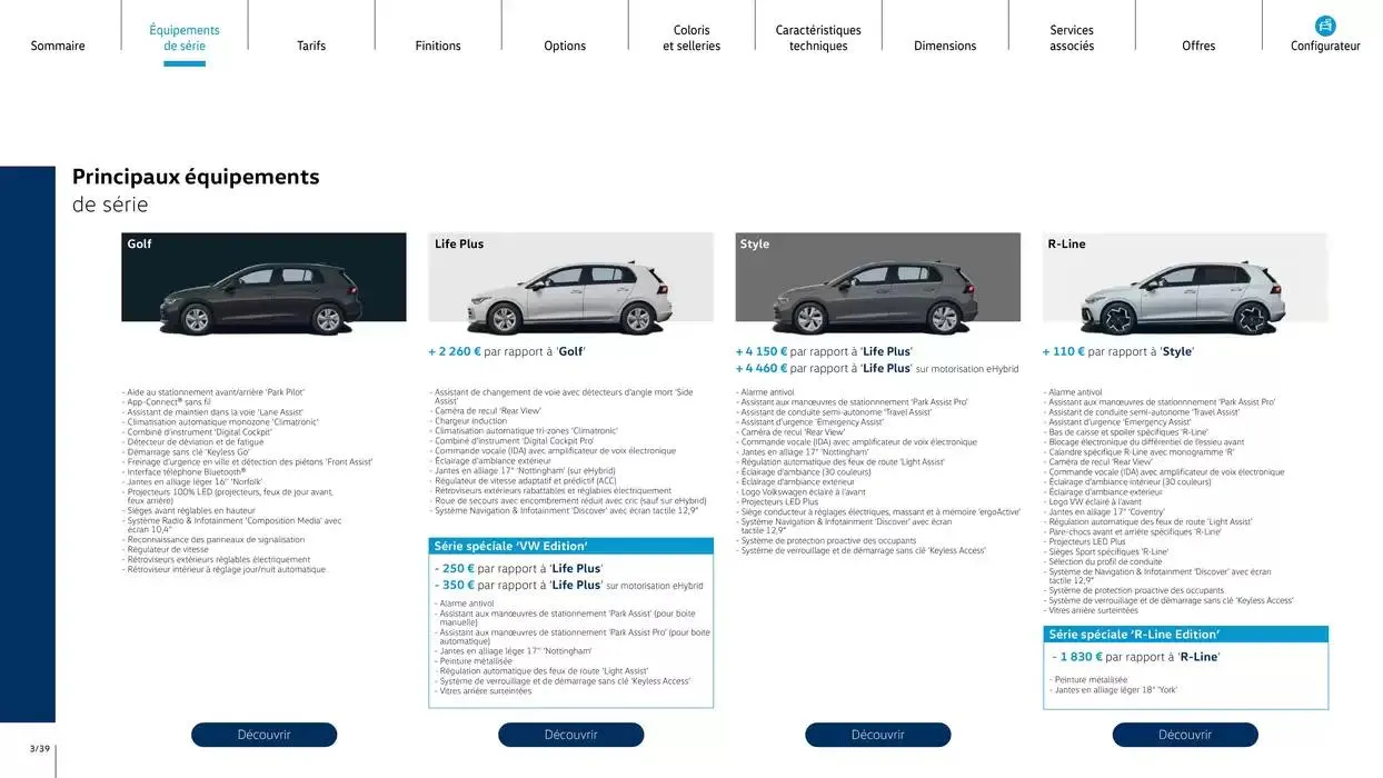 Nouvelle Golf du 16 mai au 31 décembre 2025 - Catalogue page 3