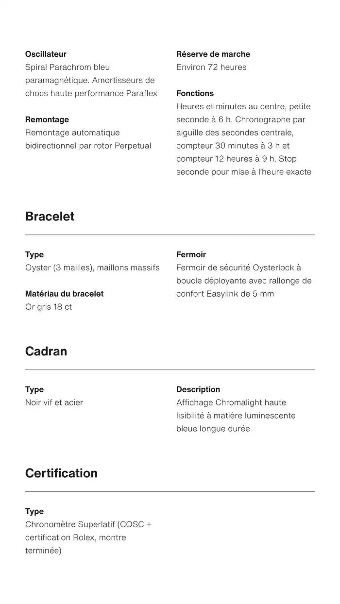Rolex Cosmograph Daytona du 29 janvier au 29 janvier 2026 - Catalogue page 11