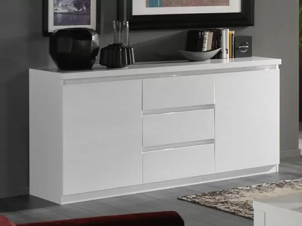 Bahut 2 portes 3 tiroirs