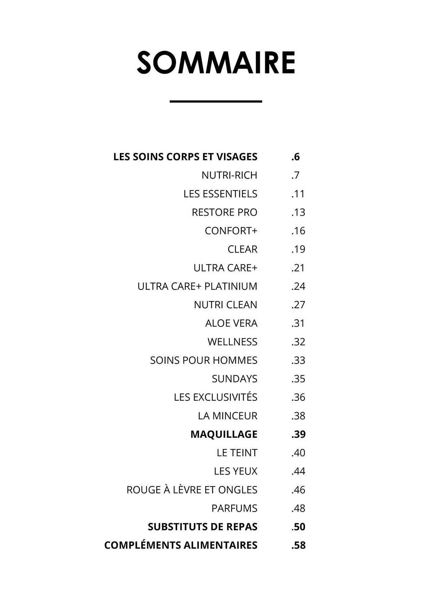 Catalogue Nutrimetics du 6 janvier au 31 décembre 2025 - Catalogue page 4