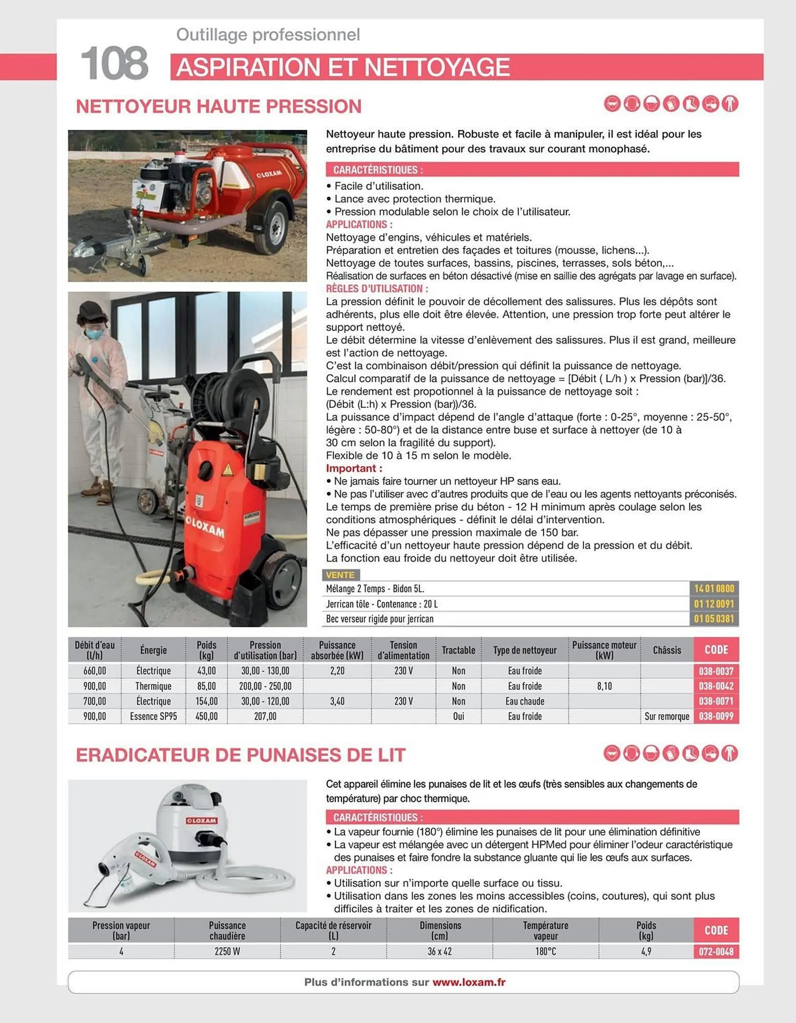 Catalogue Loxam du 10 avril au 31 décembre 2025 - Catalogue page 110