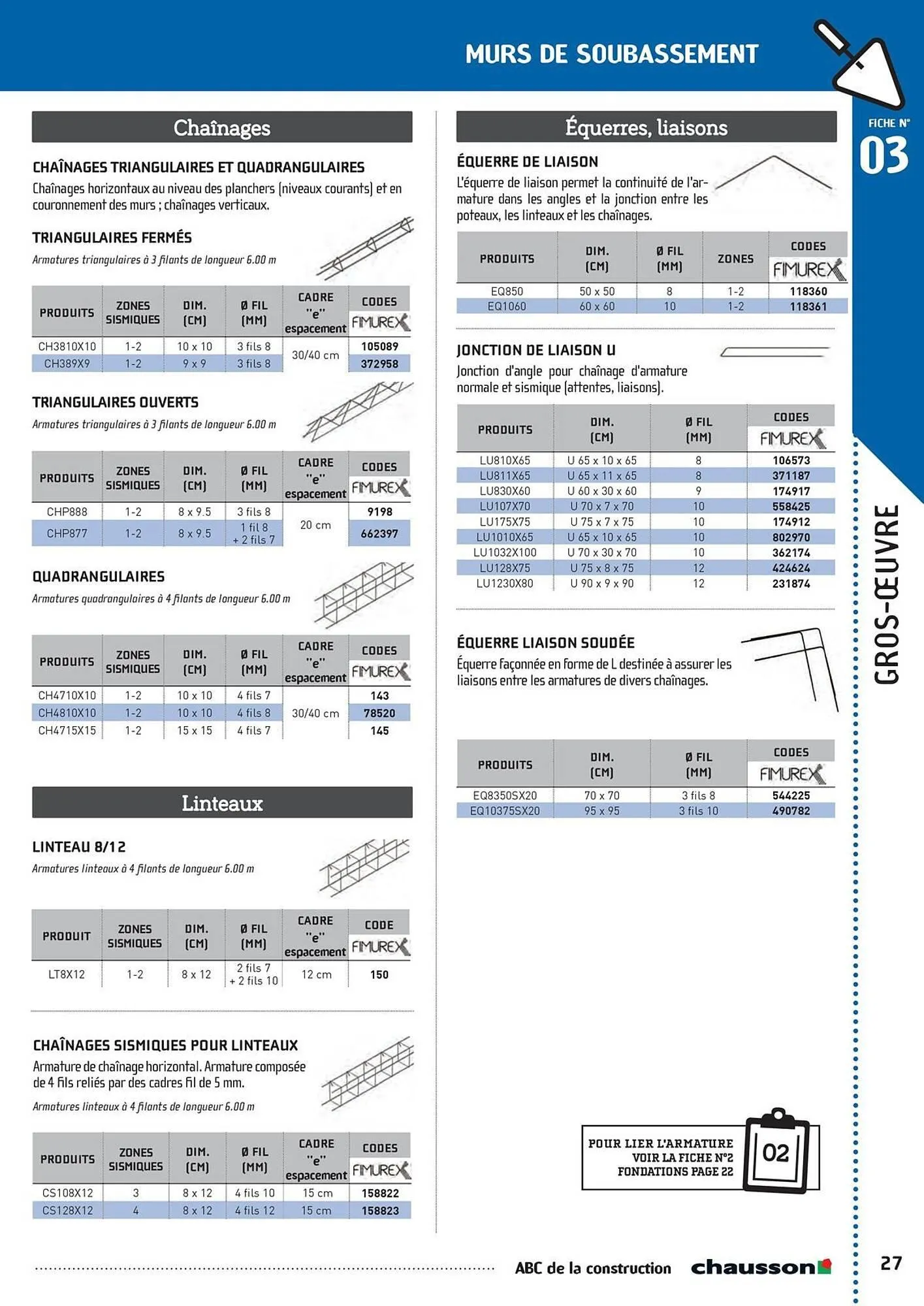 Catalogue Chausson Matériaux du 2 mai au 31 décembre 2025 - Catalogue page 29