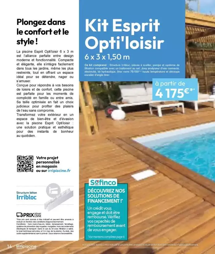 Les plaisir de l'eau Piscine,Spa,Arrosage du 10 mars au 31 décembre 2025 - Catalogue page 14