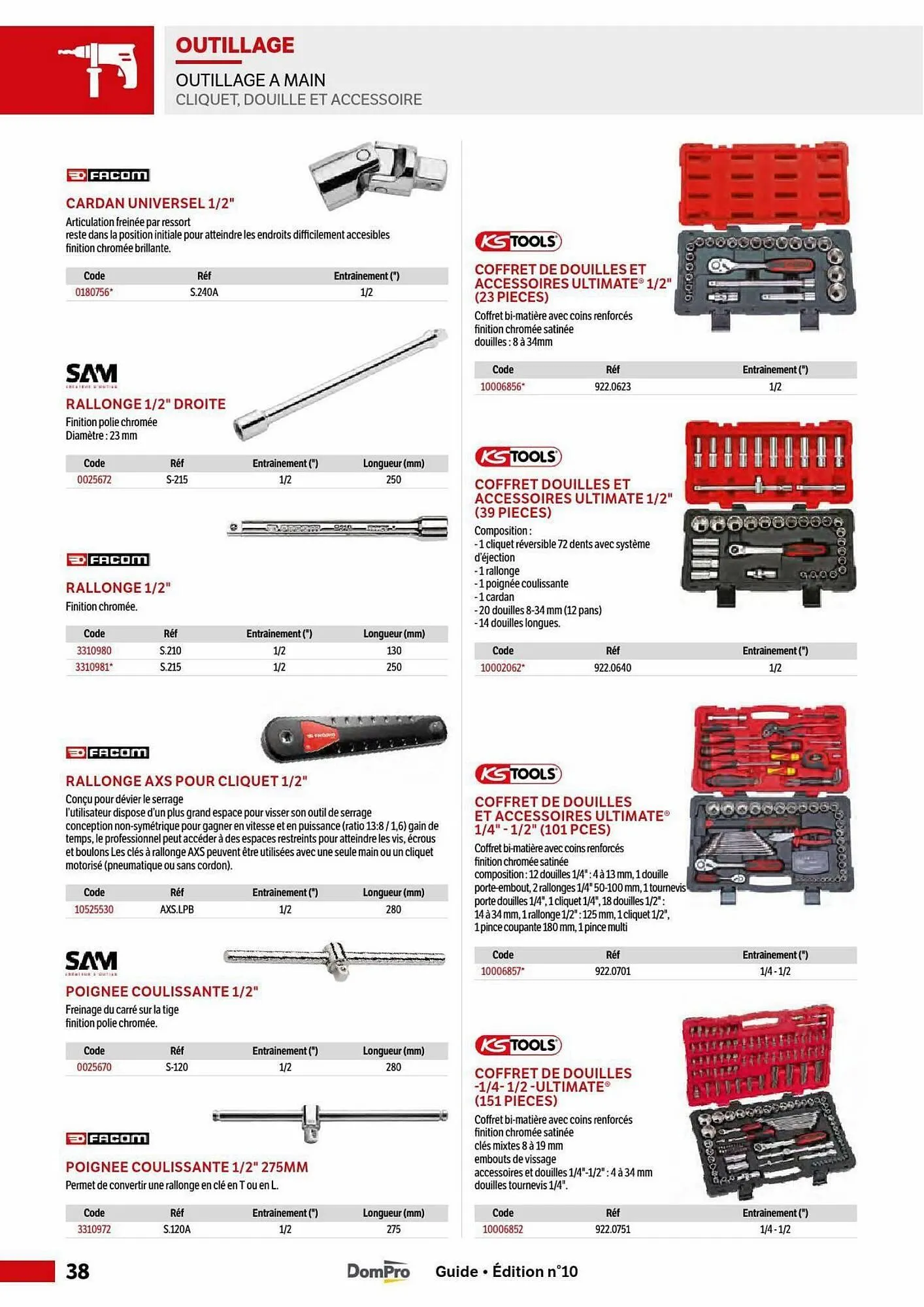 Catalogue DomPro du 5 mai au 30 août 2025 - Catalogue page 38